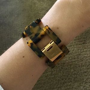 J. Crew Tortoise Shell Statement Bracelet!!